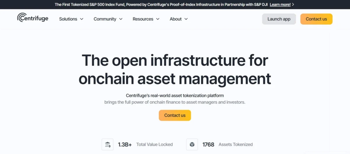 Bridging the Divide: Centrifuge (CFG) Pioneers the Tokenization of Real-World Assets in Decentralized Finance