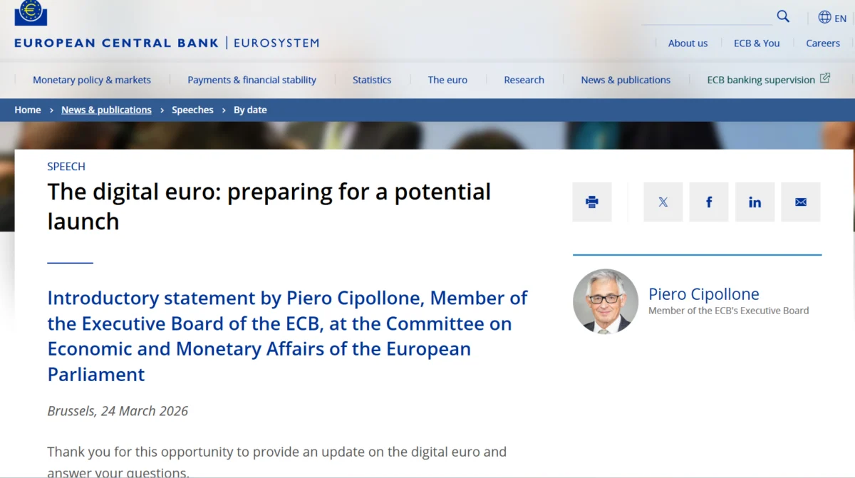 European Central Bank to Finalize Digital Euro Technical Standards by Summer to Facilitate Infrastructure Readiness for Potential 2029 Issuance