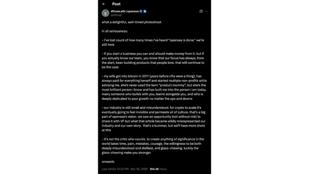 OpenSea Postpones SEA Token Launch Amidst NFT Market Downturn and Strategic Realignment