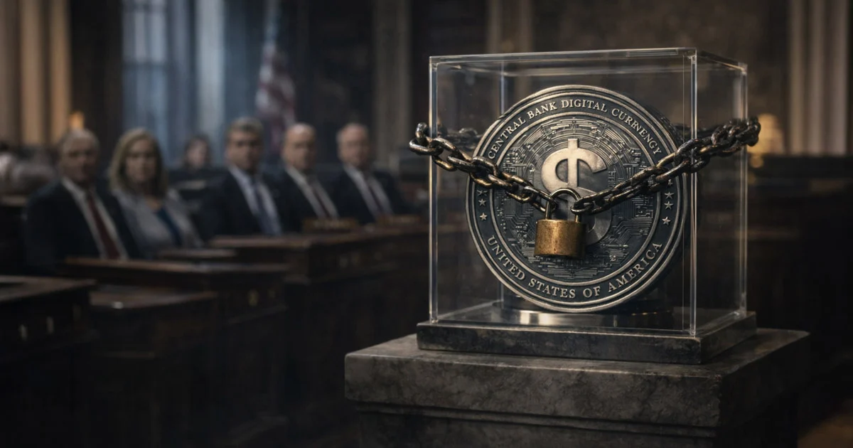 Washington is trying to stop a government digital dollar before the Fed even builds one