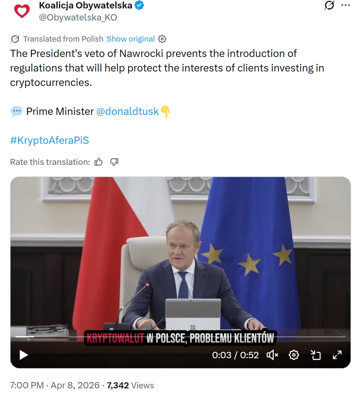 Poland’s Crypto Regulation Impasse Deepens as Parliament Fails Second Veto Override Attempt