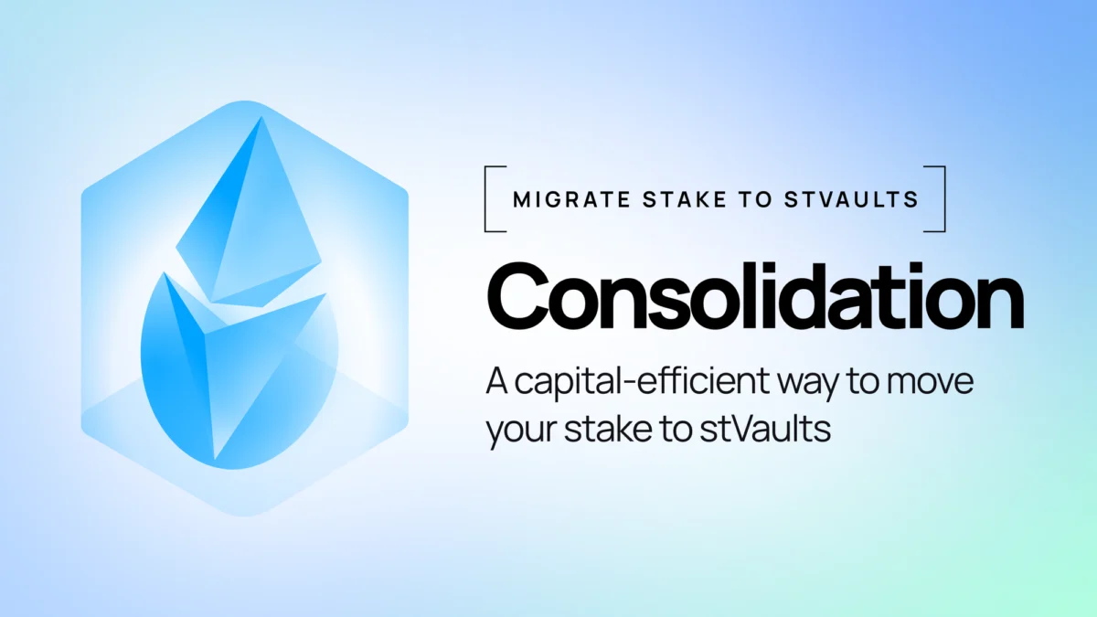 Validator Consolidation: A Capital-Efficient Way to Migrate to stVaults