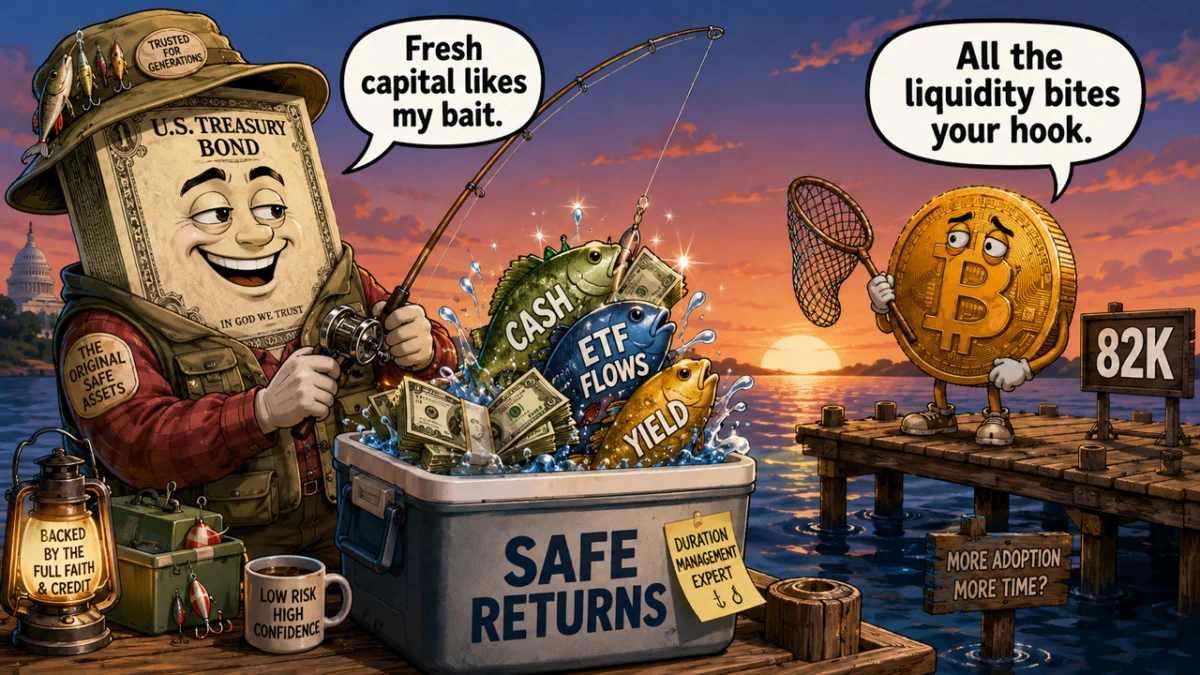 Bitcoin Retreats Below 80,000 Dollars as Surging Treasury Yields and Institutional ETF Outflows Overpower Legislative Progress in Washington