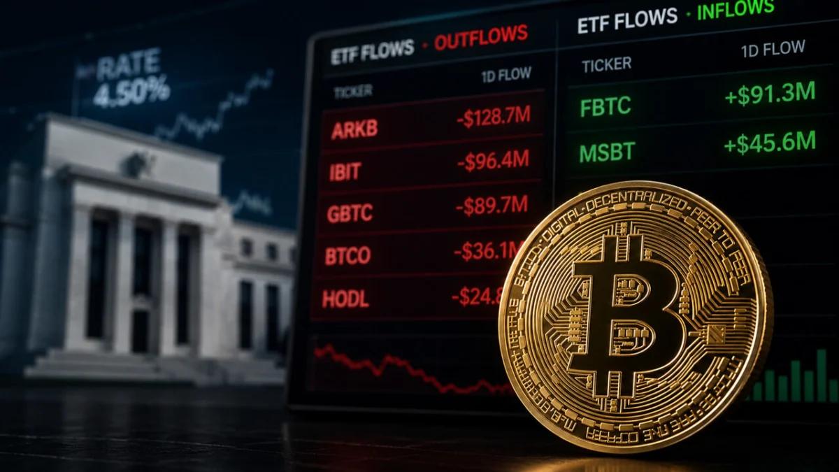 US Spot Bitcoin ETFs Experience Net Outflows Amid Shifting Federal Reserve Stance and Divergent Fund Performance