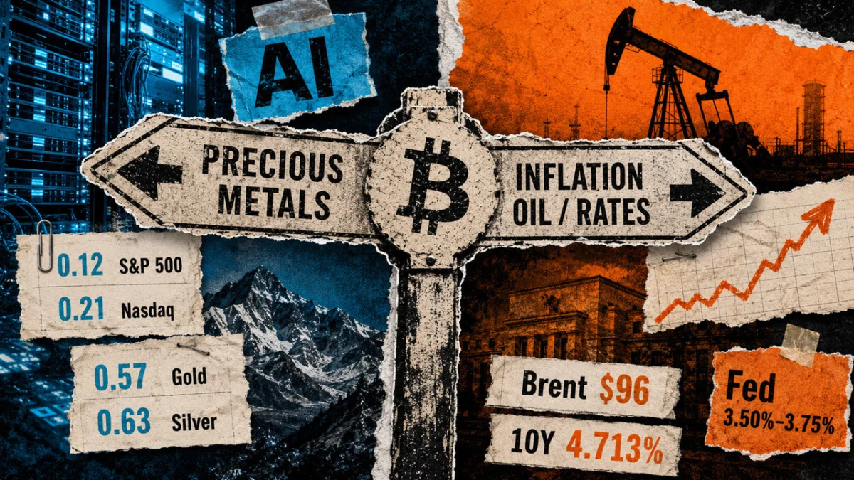 Bitcoin Decouples from Tech Equities as Correlation with Gold and Silver Hits Multi-Year Highs Amid Macro Shifts