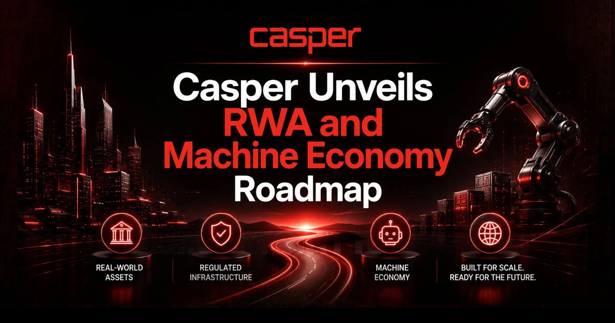 Casper Network Unveils Ambitious Roadmap Targeting Institutional Adoption, Real-World Assets, and AI-Powered Economies