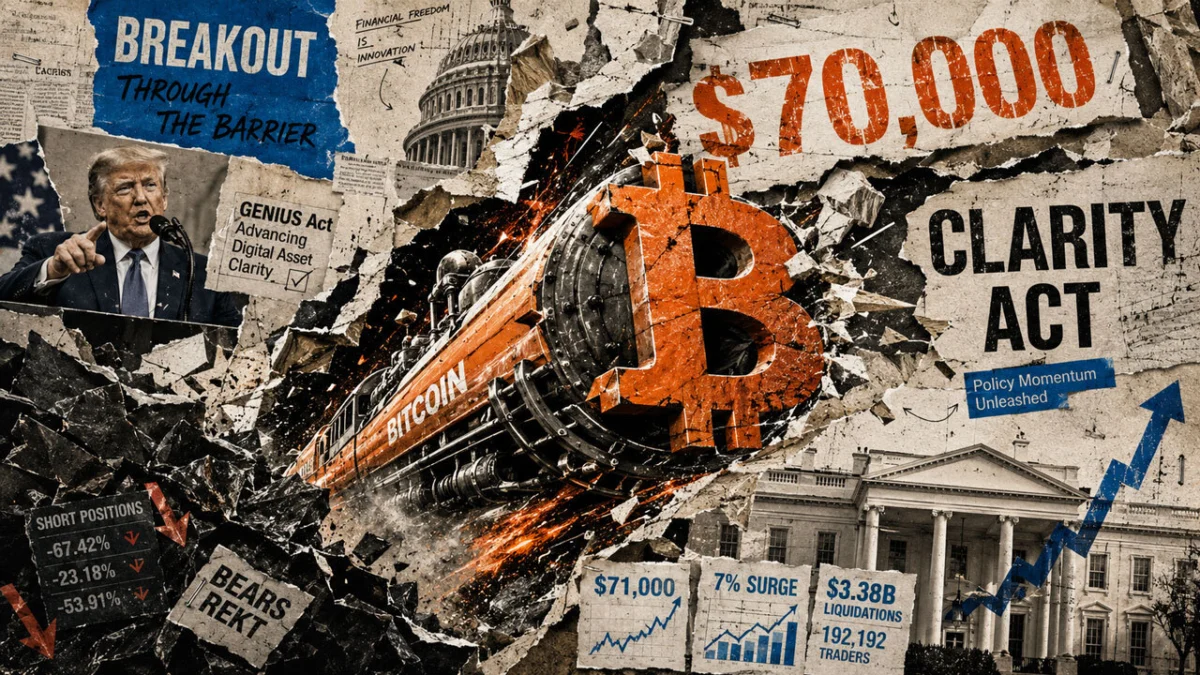 Bitcoin Breaches Seventy-Two Thousand Dollars as Treasury Buybacks and Legislative Progress Ignite Massive Market Liquidation