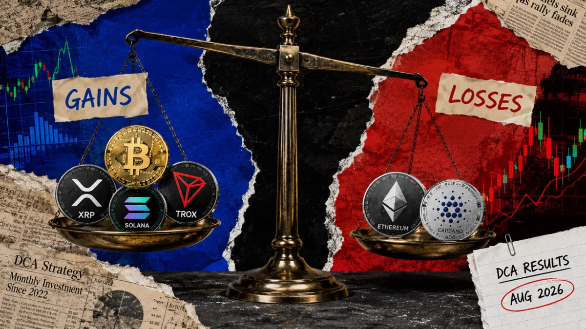Dollar-Cost Averaging Performance Disparity Reveals Divergent Paths for Major Crypto Assets Between 2022 and 2026