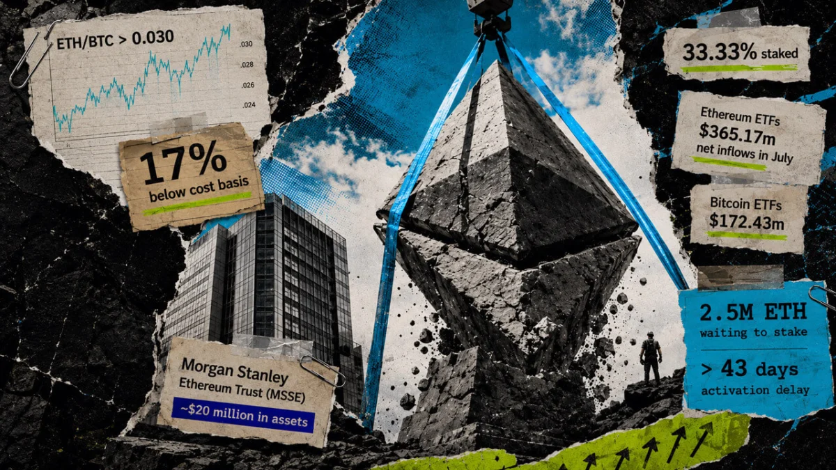 Ethereum Outpaces Bitcoin in July as Institutional Inflows and Corporate Accumulation Signal Potential Market Shift