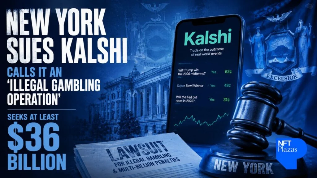 New York Files Landmark $36 Billion Lawsuit Against Prediction Market Platform Kalshi, Alleging Illegal Gambling Operations