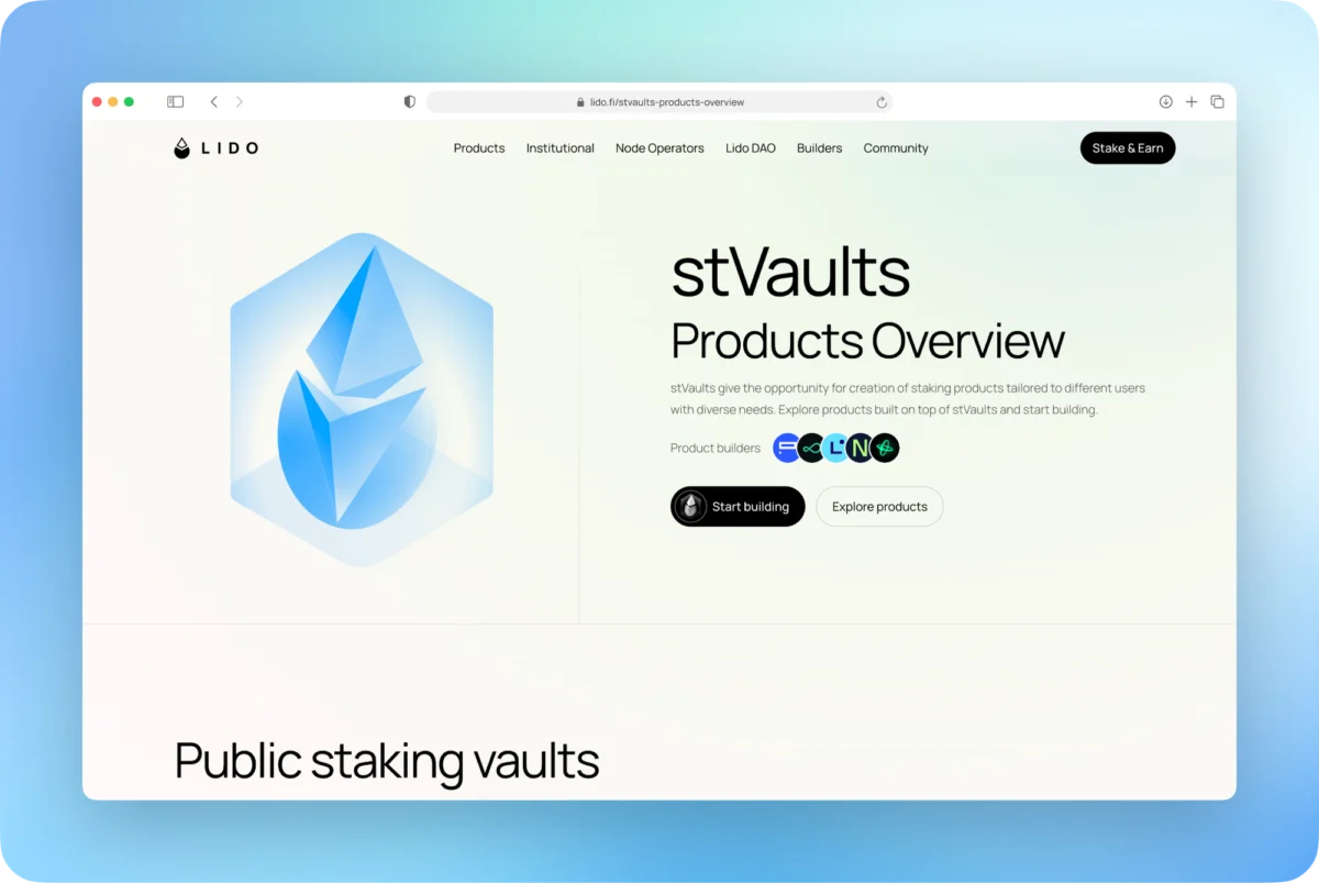 StVaults Monthly Updates: March-April 2026
