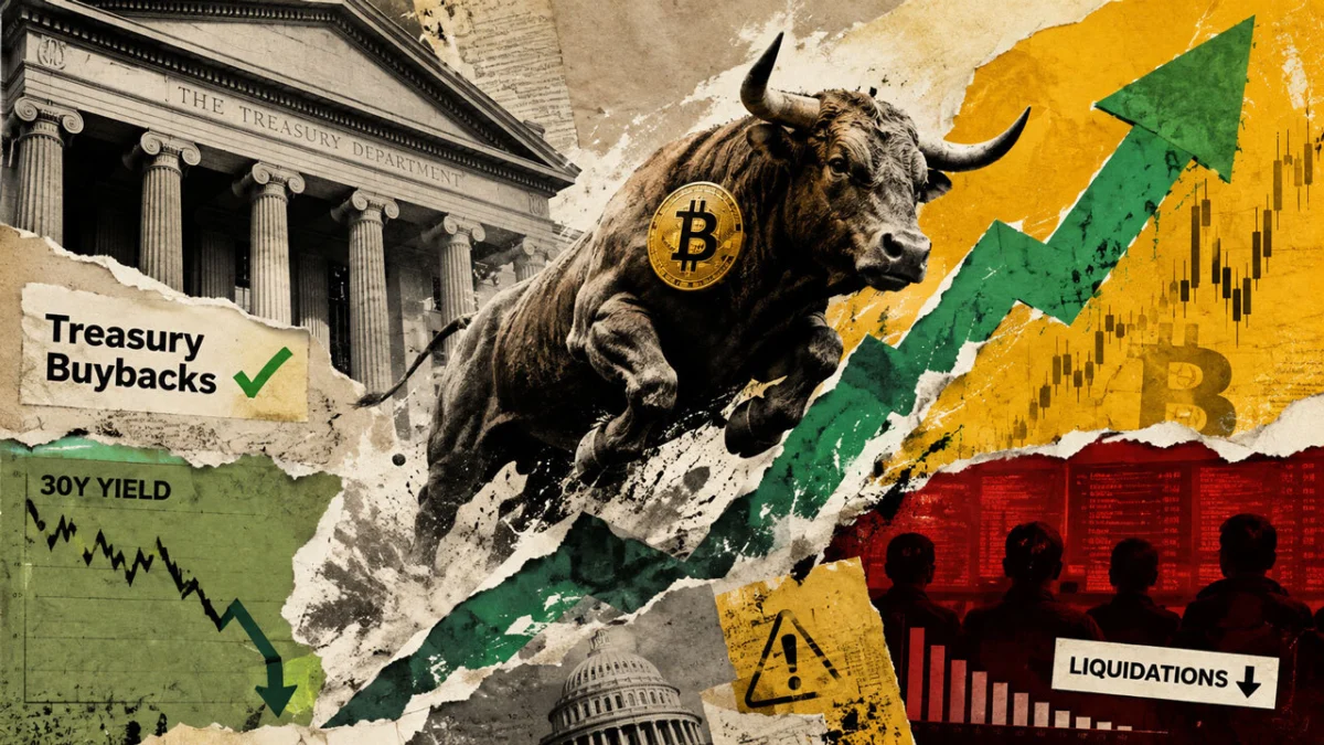 US Treasury Liquidity Injection Triggers Massive Crypto Rally as Bitcoin and Ethereum Surge Amid Falling Bond Yields