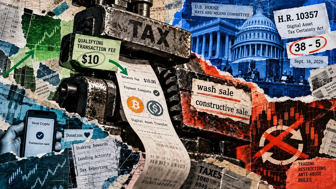 A Historic Digital Asset Tax Framework Advances in the House, But Industry Groups Push for Broader Relief