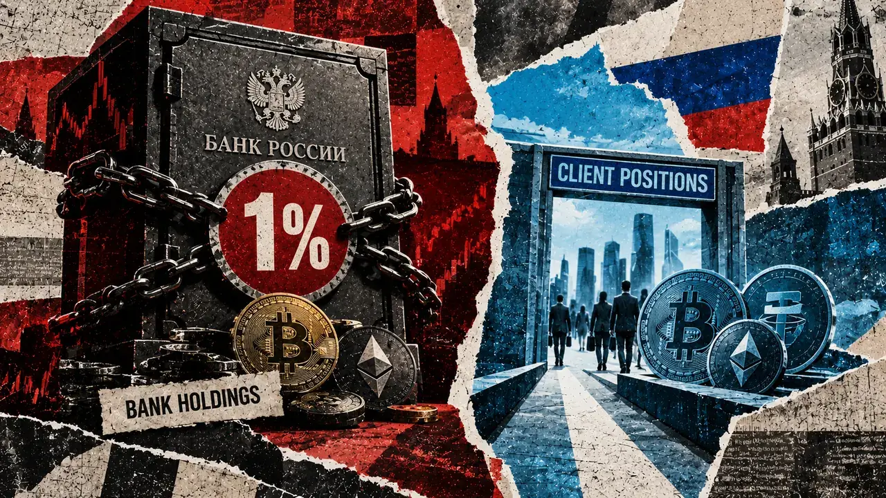 Bank of Russia Proposes 1% Crypto Capital Cap While Carving Out Some Client Custody