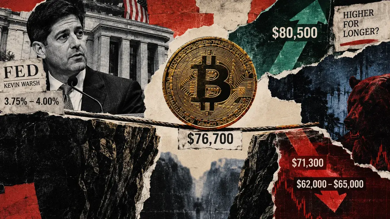 Bitcoin Reclaims 76000 Threshold as Federal Reserve Tightens Policy Amidst Weakening Institutional Demand Gauges
