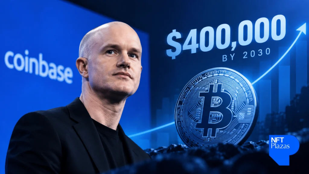 Coinbase CEO Brian Armstrong Says Bitcoin Can Realistically Hit $400,000 by 2030