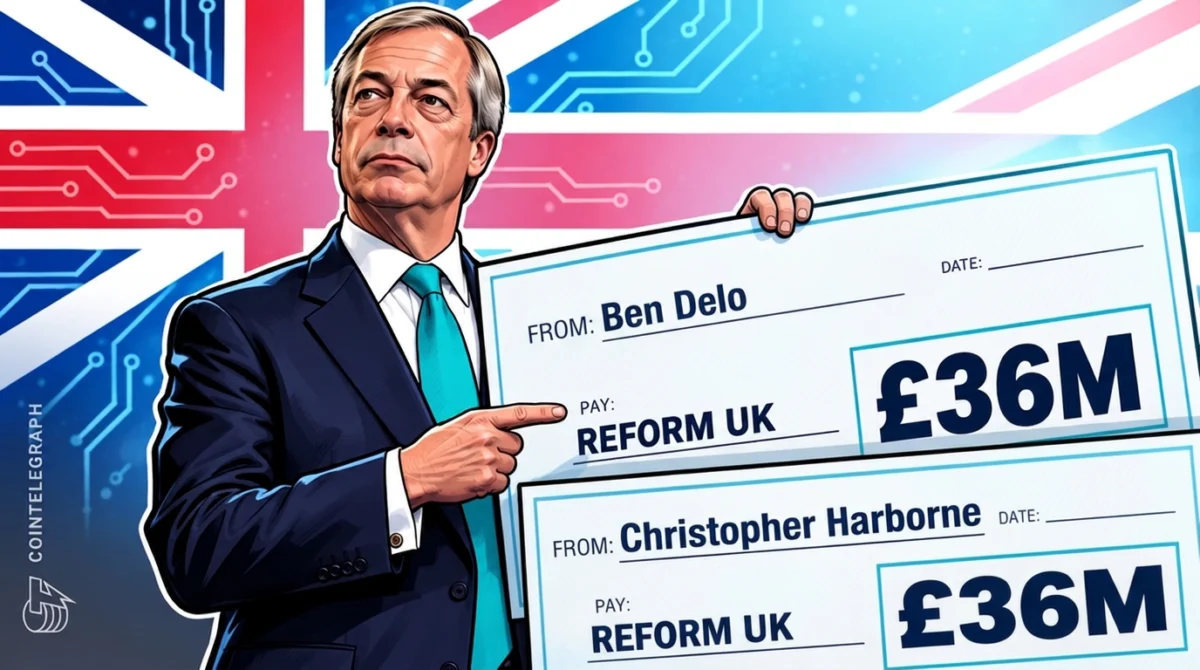Historic £72 Million Crypto Windfall Reshapes UK Political Funding Landscape for Reform UK