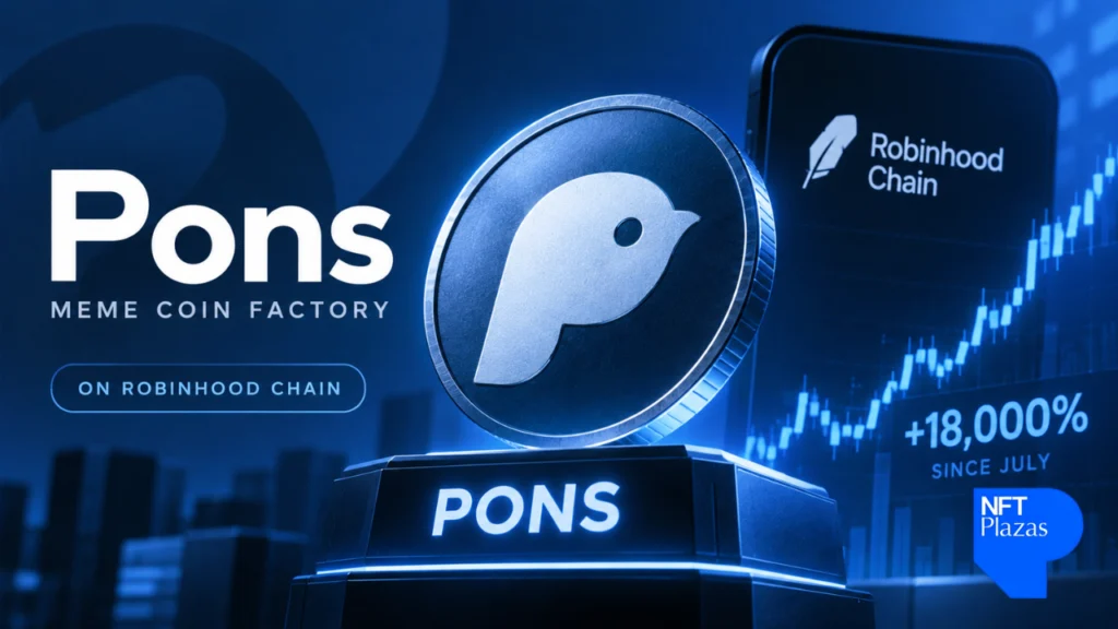 Pons Token Surges 18,000% as Meme Coin Mania Fuels Robinhood Chain Activity