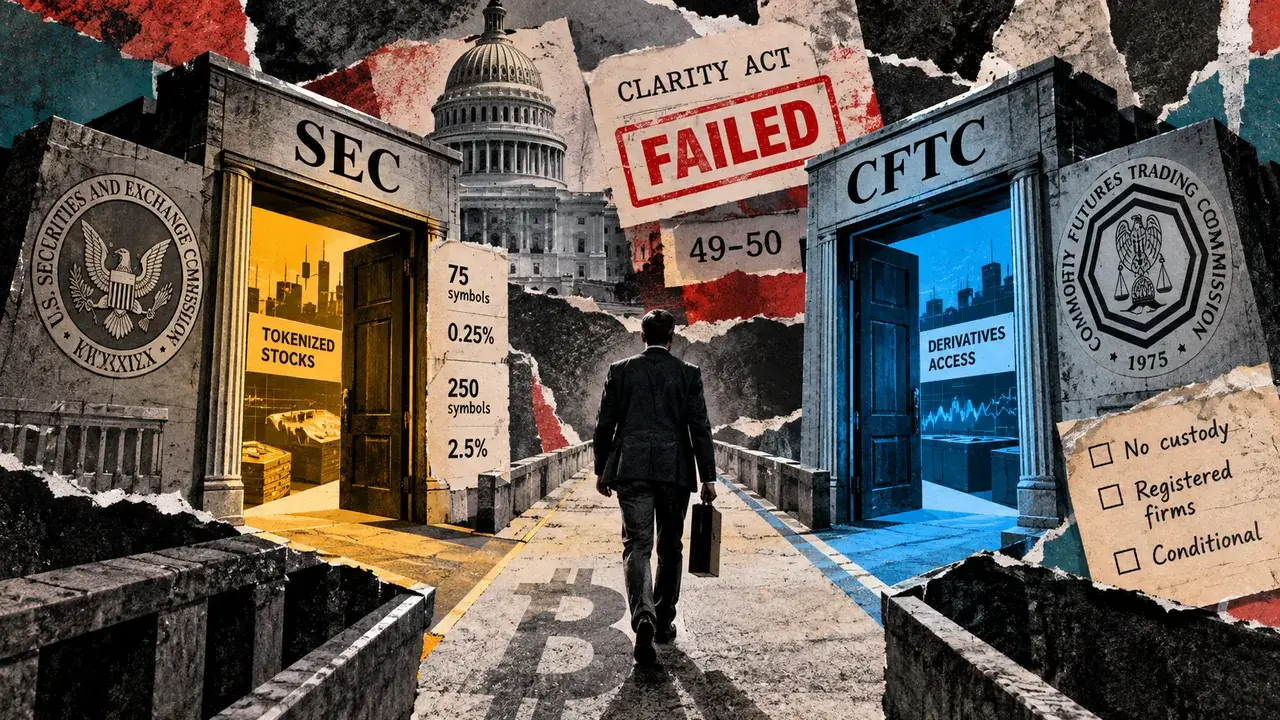 Regulators Chart New Crypto Market Access Paths After Senate Fails to Advance CLARITY Act