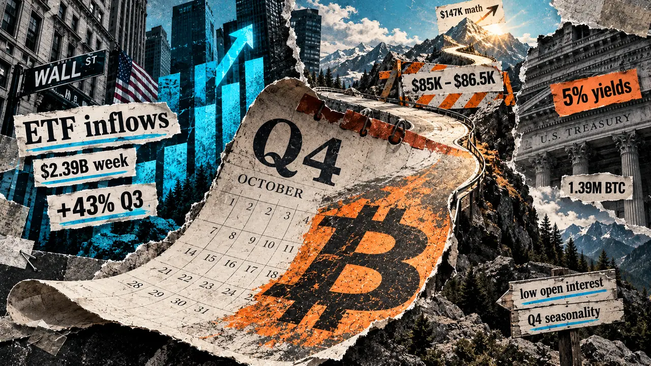 Bitcoin Outperforms Traditional Assets in Strongest Third Quarter Since 2013 as Institutional ETF Demand Absorbs Market Leverage